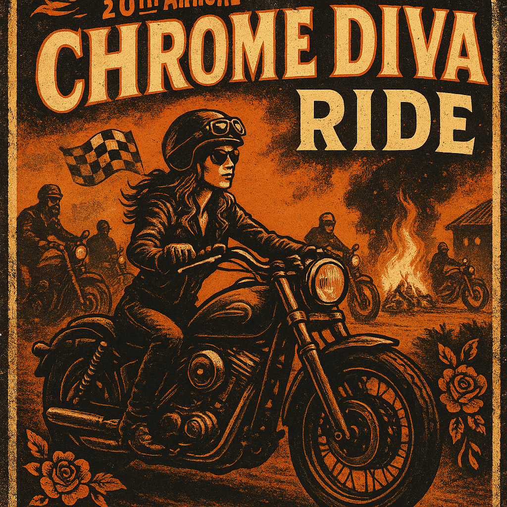 Join the 20th Annual Chrome Diva Ride in Cedar Rapids, IA!