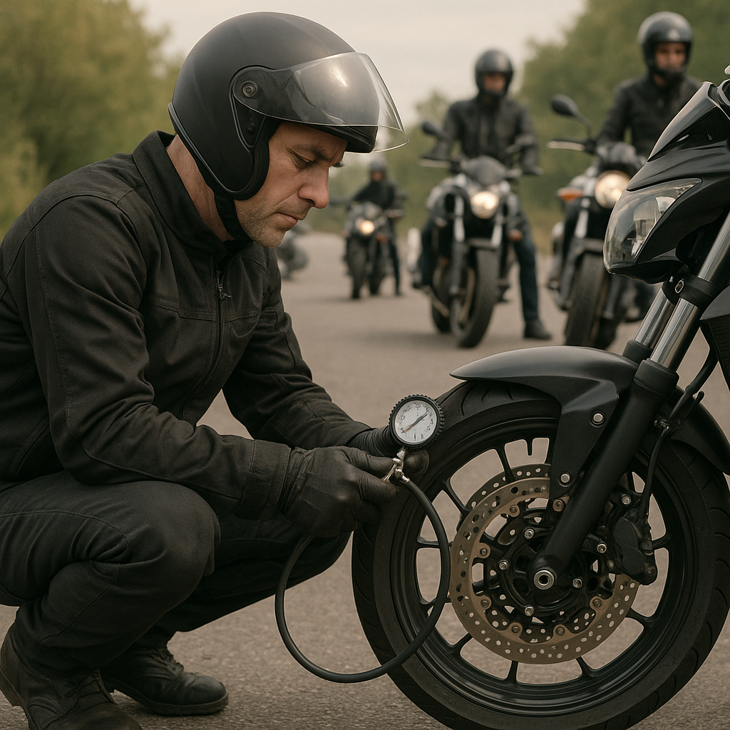 Motorcycle Safety Checks Before a Long Group Ride