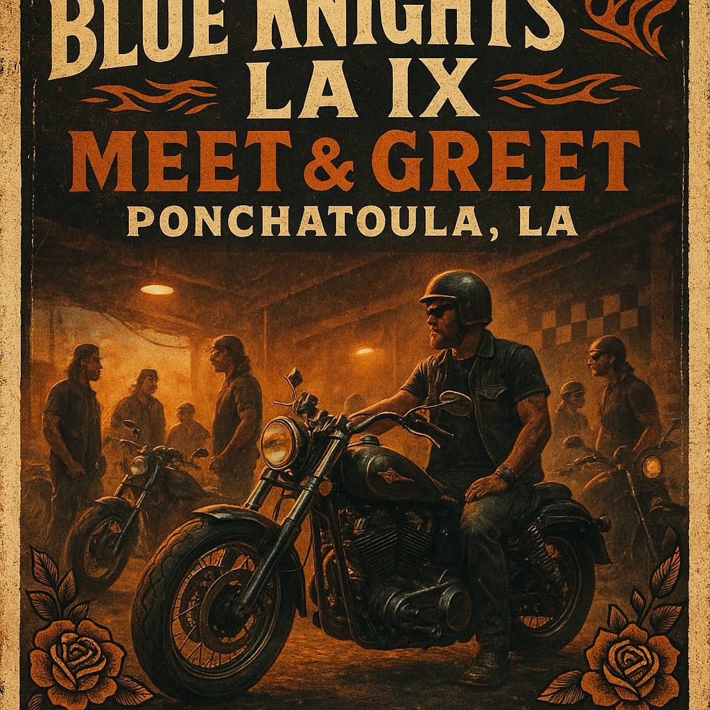 Join the Blue Knights La IX Meet & Greet for Free Jambalaya!