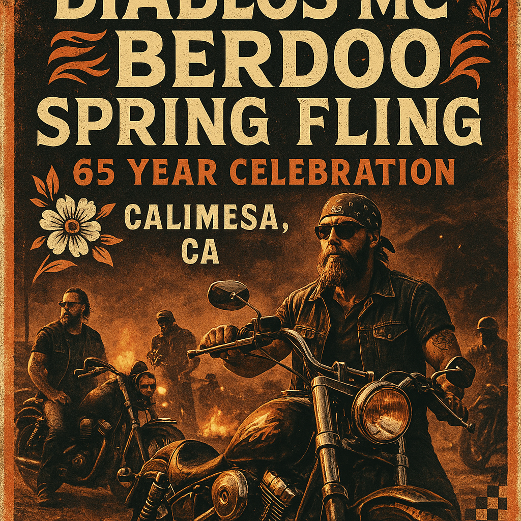 Join the DIABLOS MC Berdoo Spring Fling 65 Year Celebration!