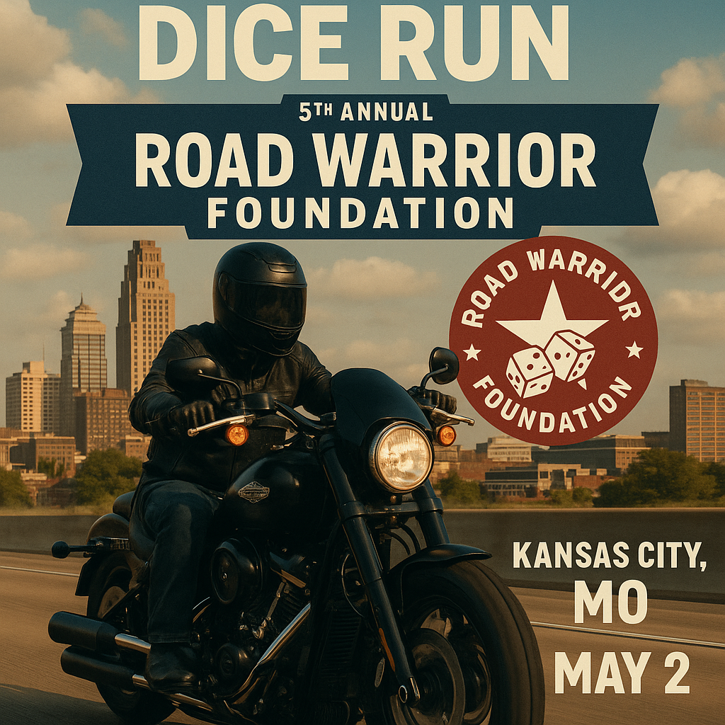 Join the 5th Annual Dice Run for Road Warrior Foundation in Kansas City!