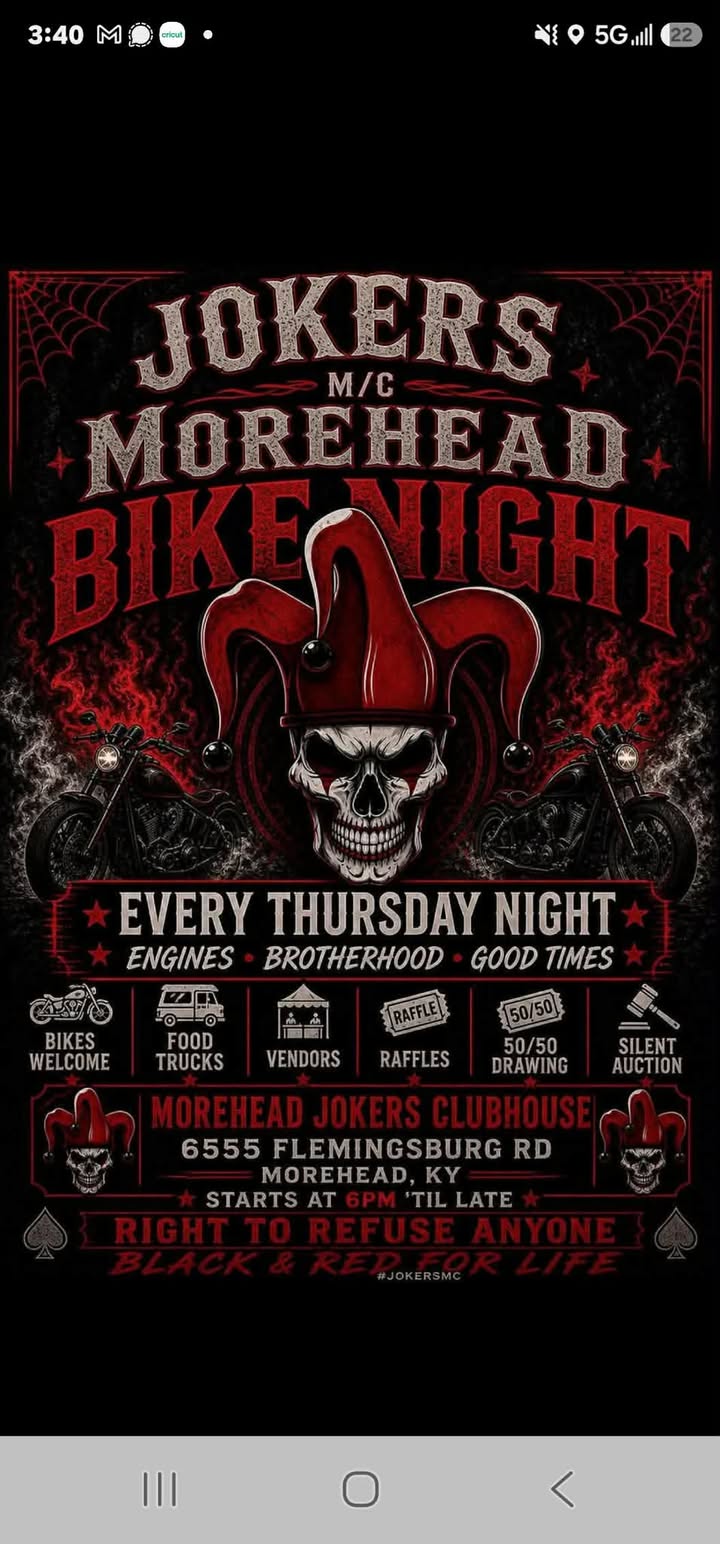 Jokers m/c Morehead Bike Night