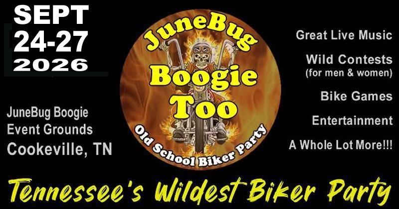 June Bug Boogie Too - Fall 2026 Motorcycle Rally
