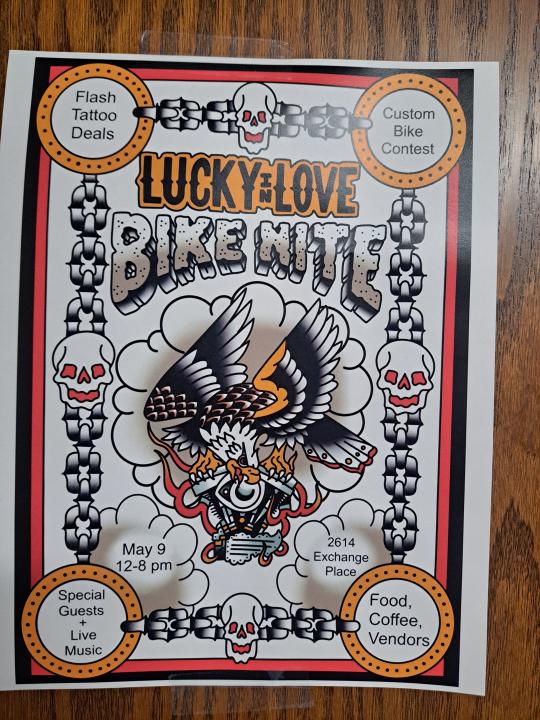 Lucky in Love Bike Night