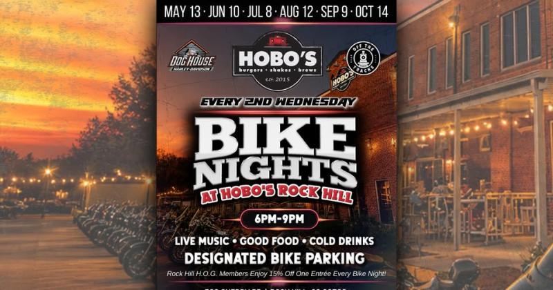 July Bike Night @ Hobo's Rock Hill