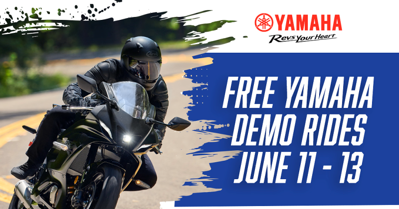 Free Yamaha Demo Rides
