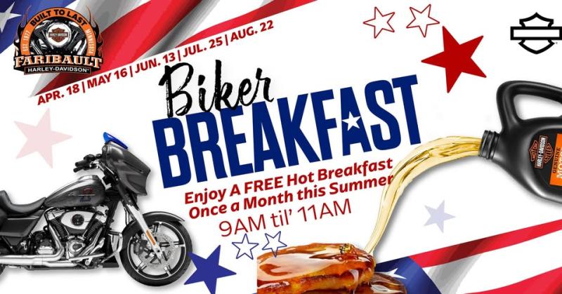 Biker Breakfast at Faribault Harley-Davidson
