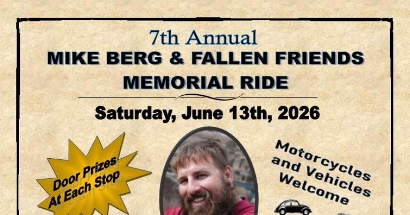 7th Annual Mike Berg & Fallen Friends Memorial Ride