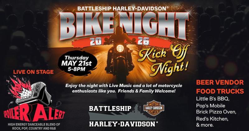 Battleship Harley-Davidson Bike Night Kick Off