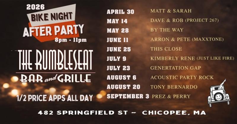 Bike Night After Party 2026 @ The Rumbleseat Bar & Grille