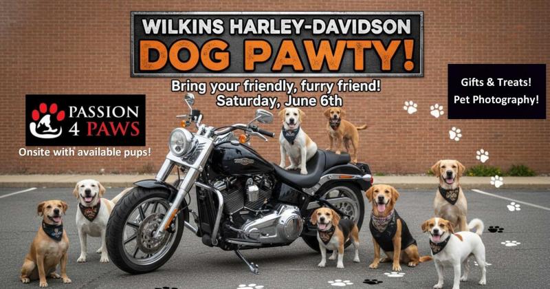 Wilkins Harley Dog Pawty with Passion 4 Paws