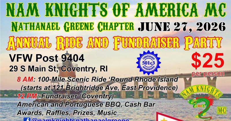 Nathanael Greene Chapter 2026 Ride and Party Fundraiser
