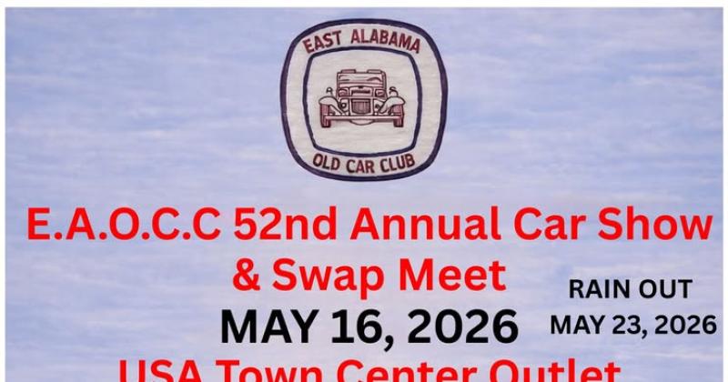 East Alabama Ole Car Show & Car/Motorcycle Swap Meet 2026