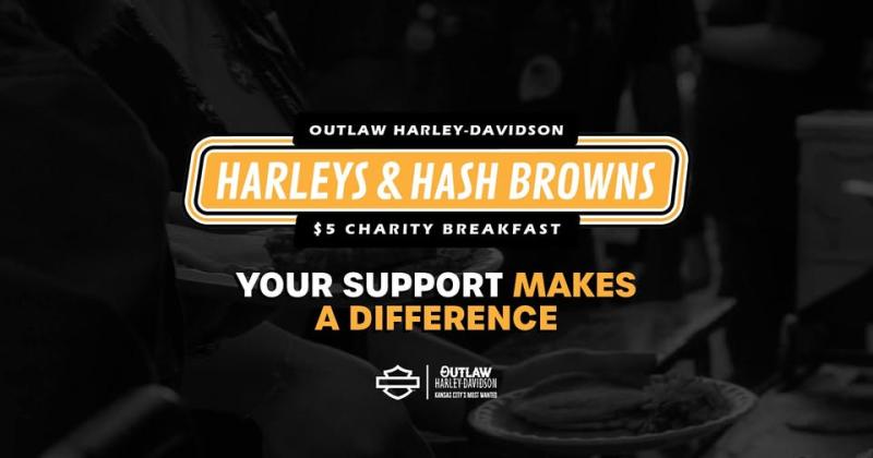 August Harleys & Hashbrowns at Outlaw Harley-Davidson