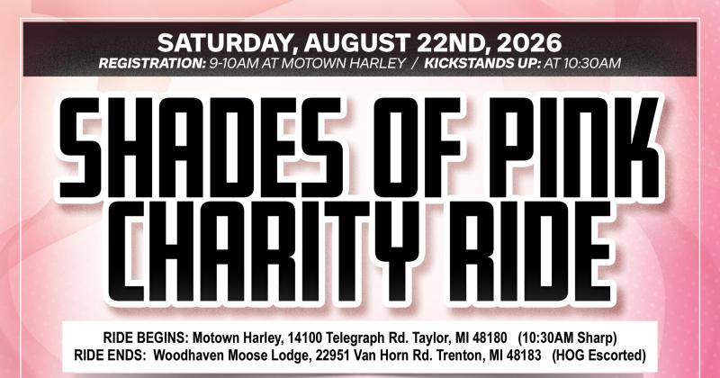 Shades of Pink Charity Motorcycle Ride