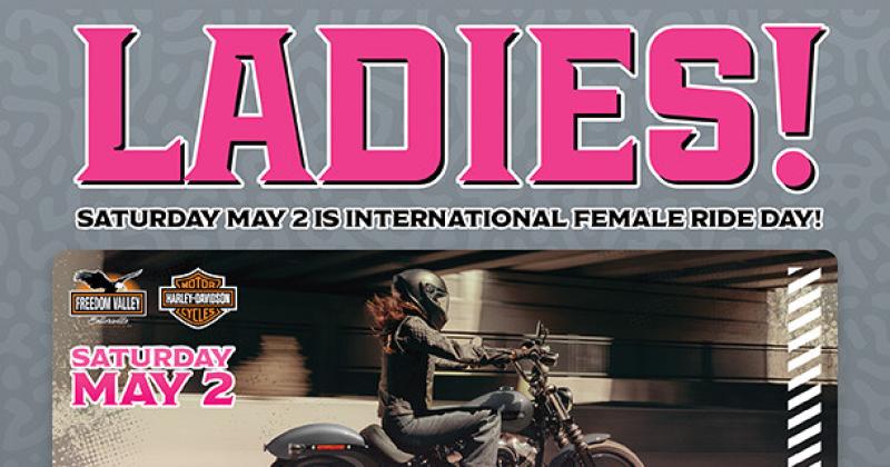 International Female Ride Day at Freedom Valley Harley