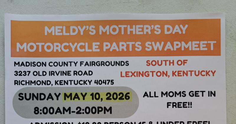 Meldy's Mother's Day Motorcycle Parts Swapmeet