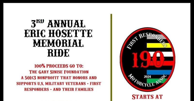 3rd Annual Eric Hosette Memorial Ride
