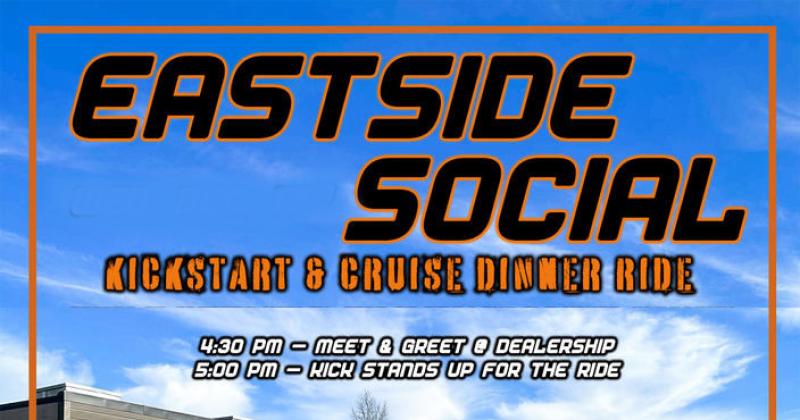 July Eastside Social - Kickstart & Cruise Dinner Ride