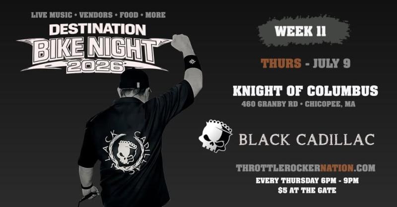 Destination Bike Night - Week 11 - Black Cadillac