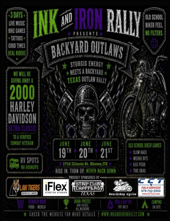 Ink and Iron Rally “Backyard Outlaws”