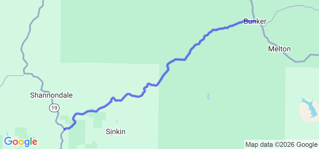 Hwy A - Dent/Shannon Counties